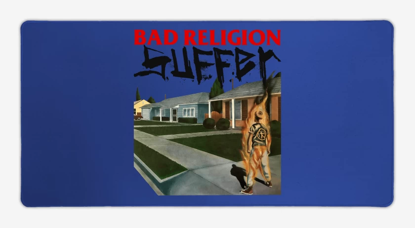 Mouse pad Gamer Azul Rey de Bad Religion Suffer B