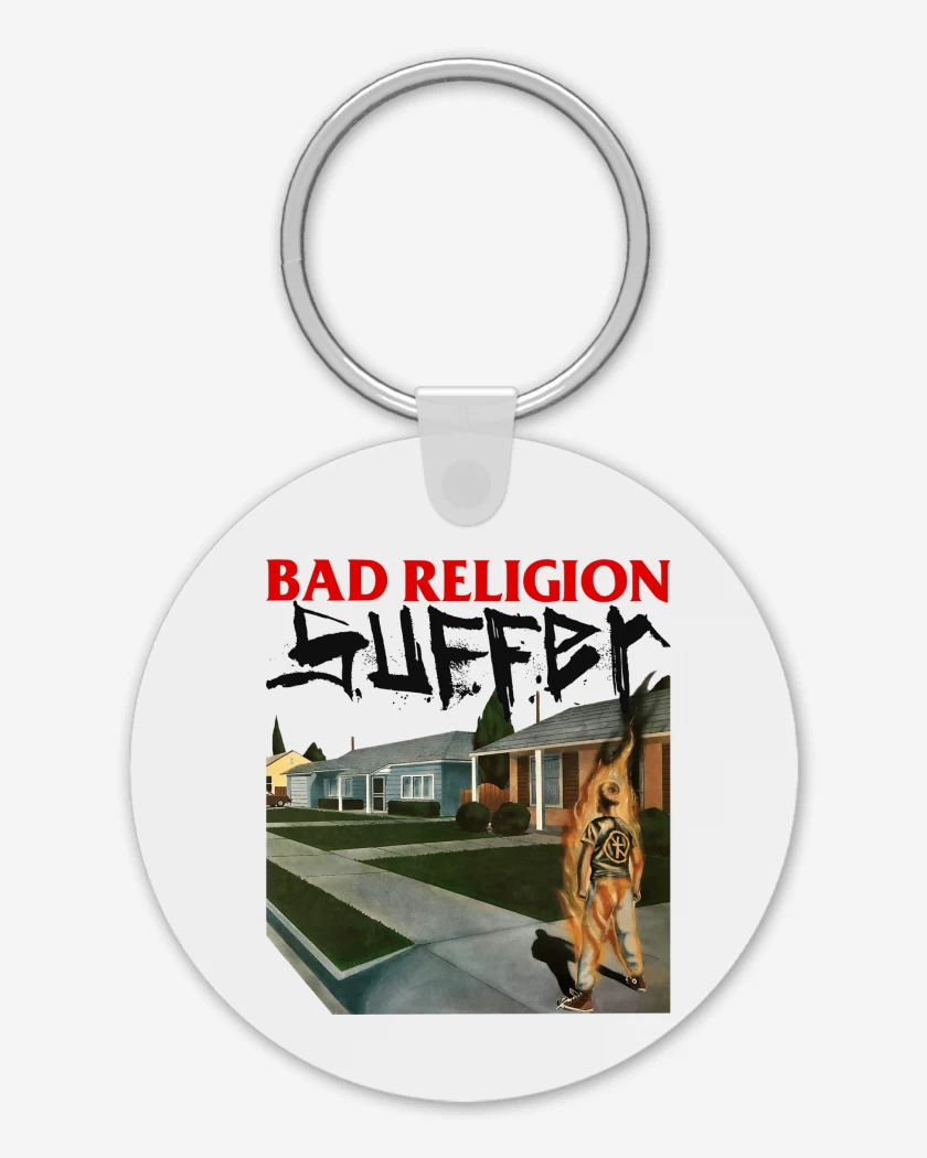 Llavero Blanco de Bad Religion Suffer B