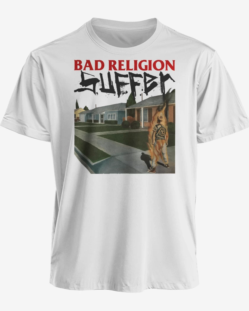 Polera premium Blanco de Bad Religion Suffer B