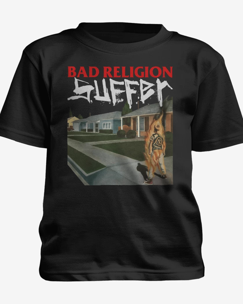 Polera de niño Negro de Bad Religion Suffer