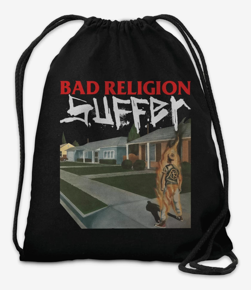 Mochila Negro de Bad Religion Suffer