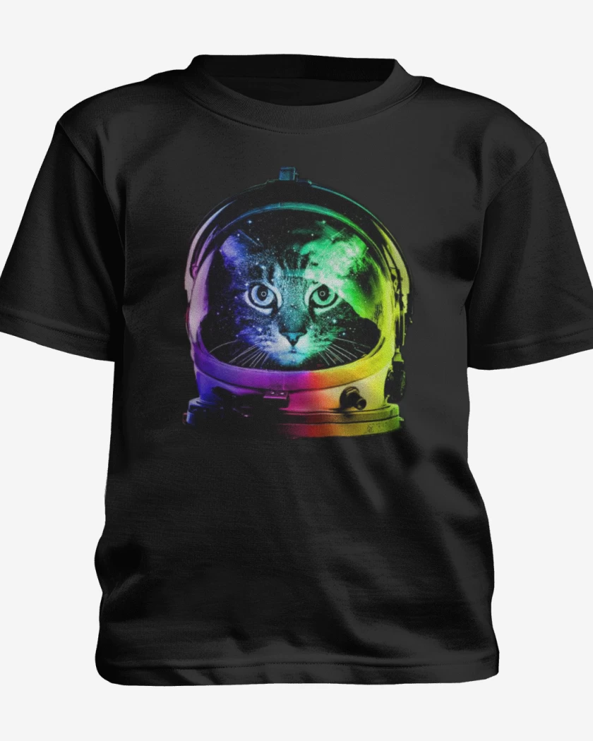 Polera de niño Gatito espacio