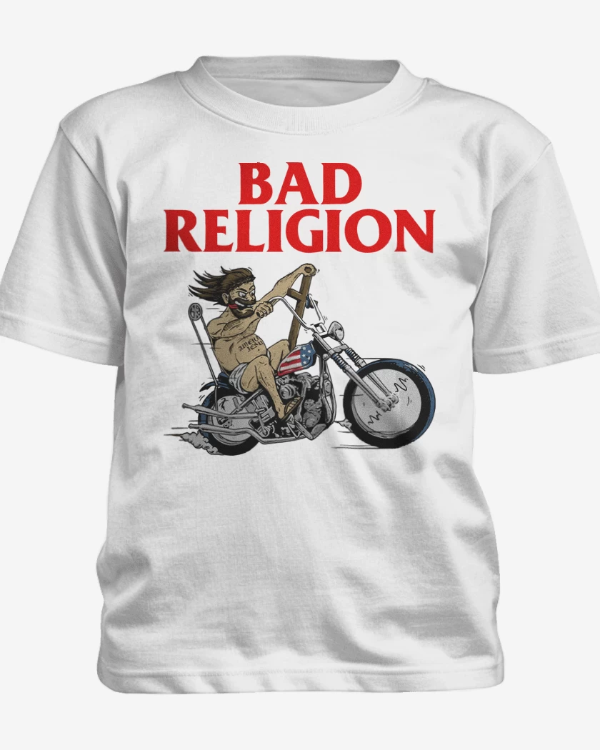 Polera de niño Blanco de Bad Religion Jesus Motor