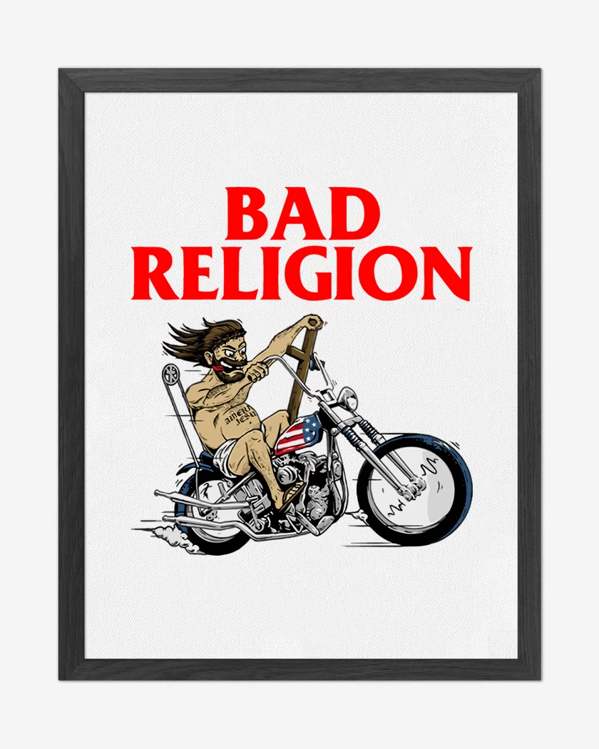 Cuadro decorativo Bad Religion Jesus Motor