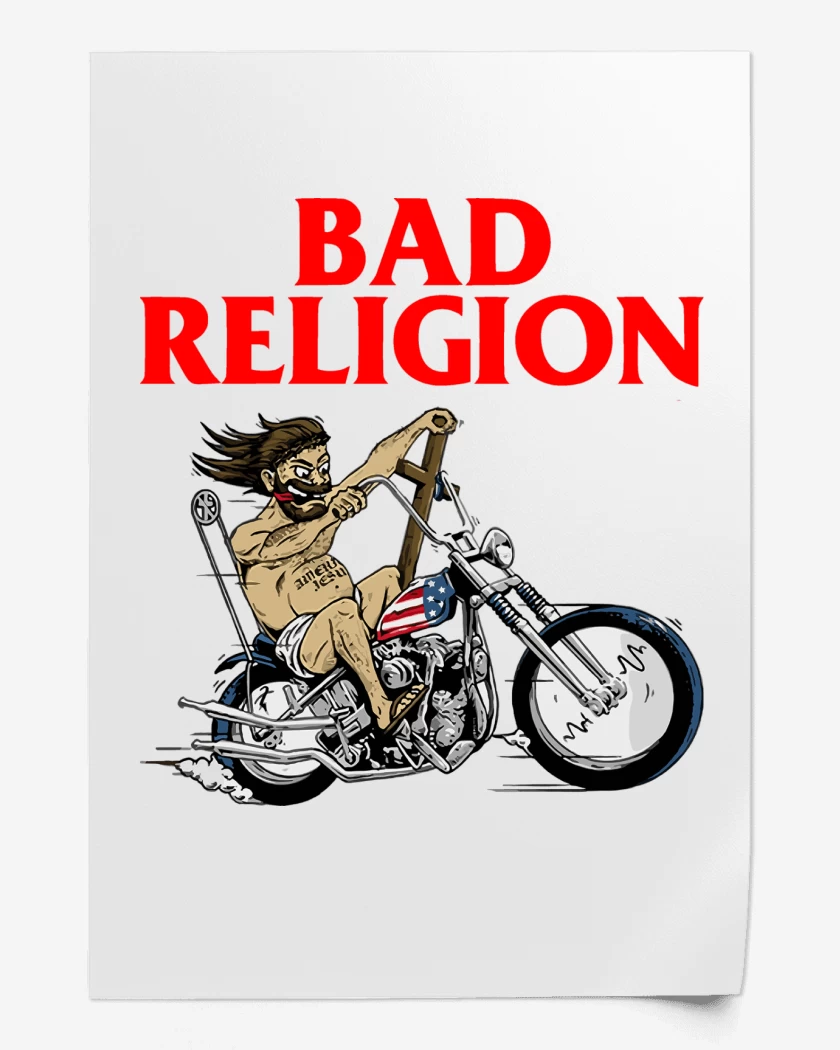 Print Bad Religion Jesus Motor