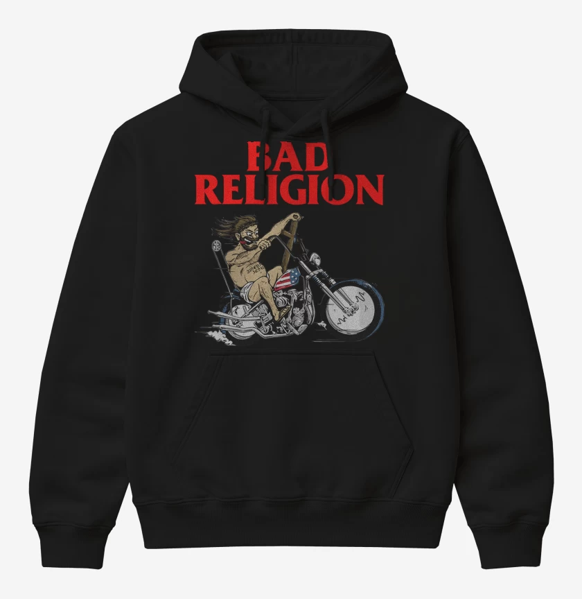 Poleron Canguro básico Bad Religion Jesus Motor