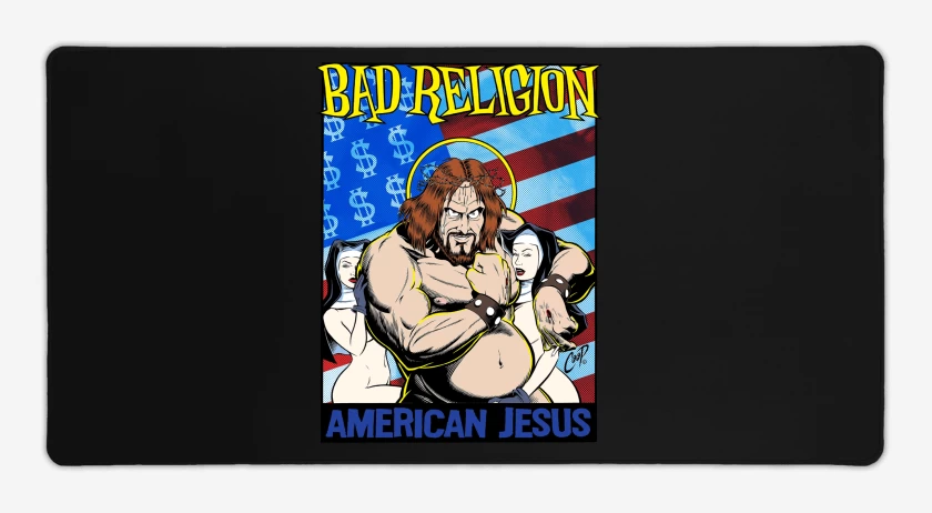Mouse pad Gamer Bad Religion American Jesus
