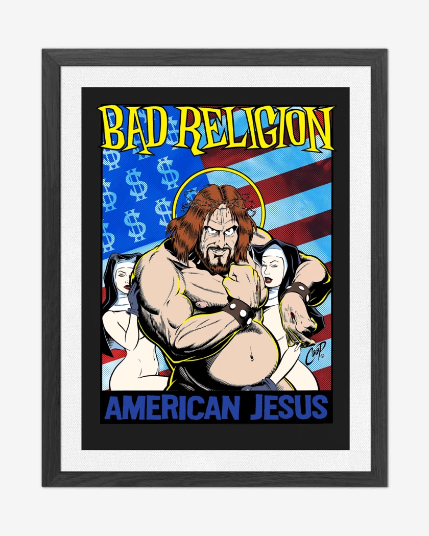 Cuadro decorativo Bad Religion American Jesus