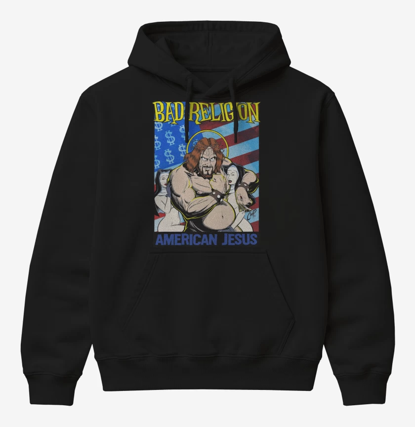 Poleron Canguro básico Bad Religion American Jesus