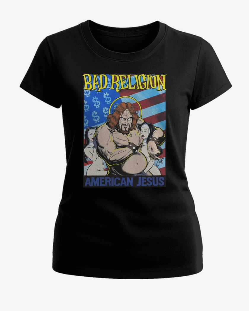 Polera de Mujer Bad Religion American Jesus