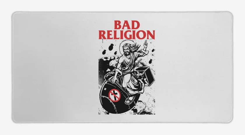 Mouse pad Gamer Bad Religion Atomic Jesus