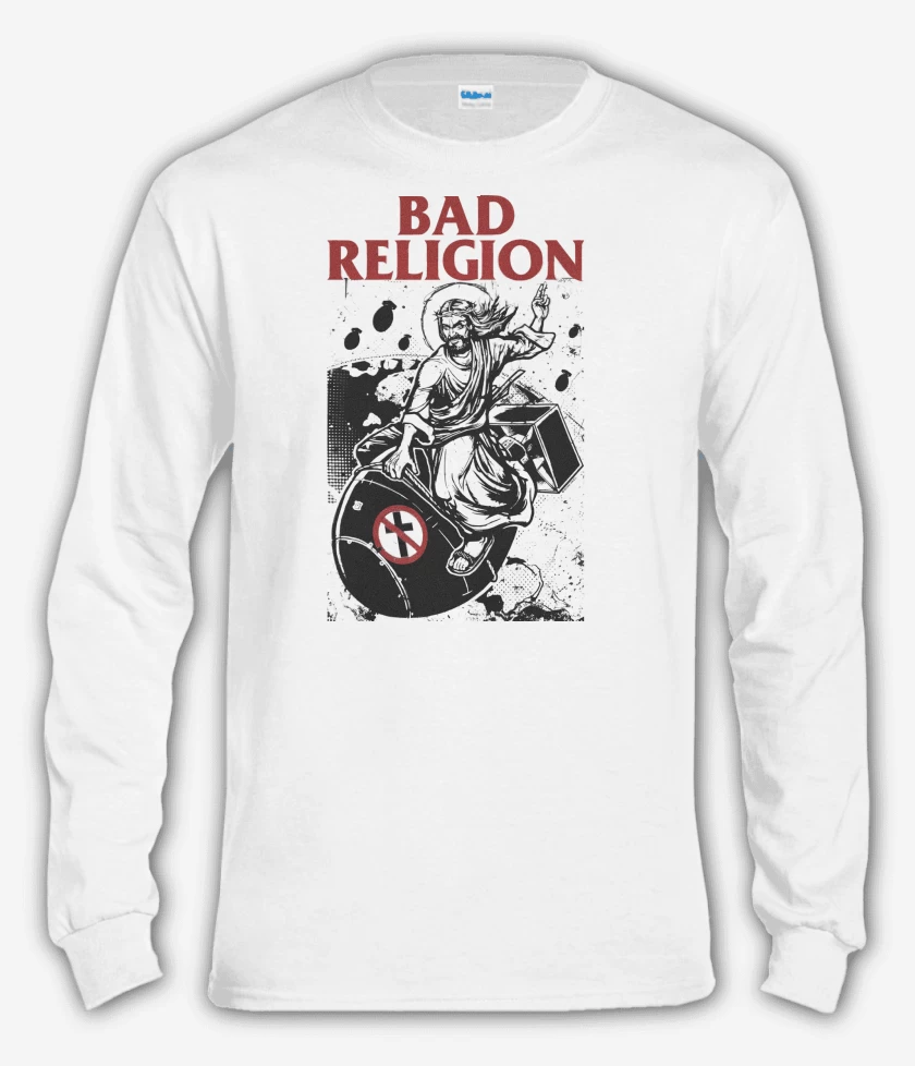 Polera manga larga Bad Religion Atomic Jesus