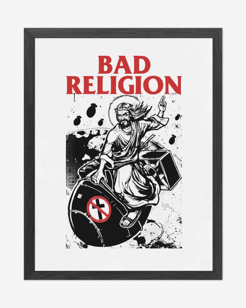 Cuadro decorativo Bad Religion Atomic Jesus