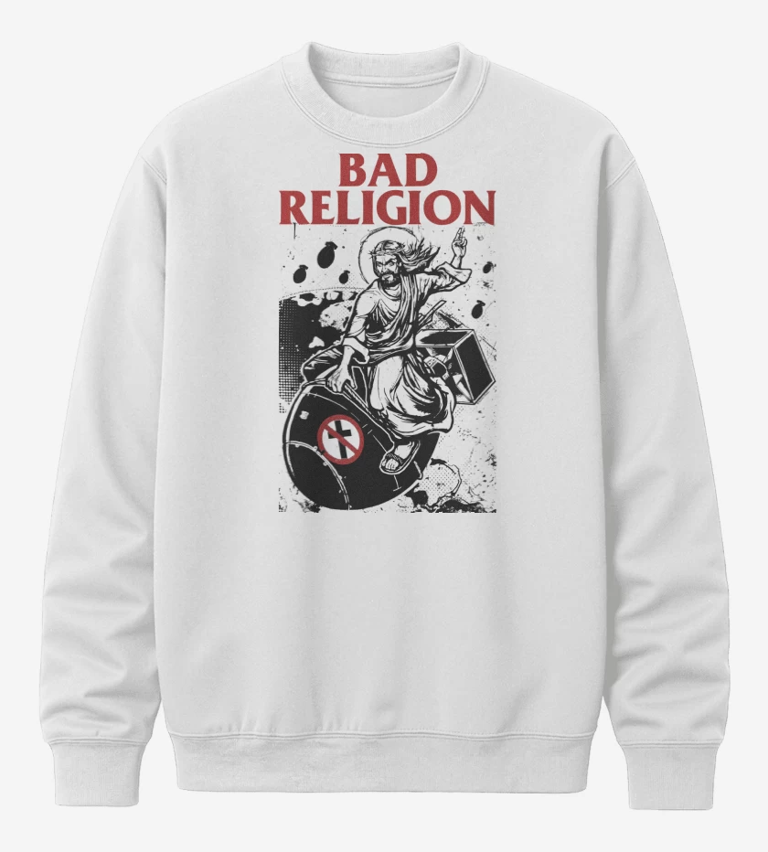 Poleron polo Bad Religion Atomic Jesus
