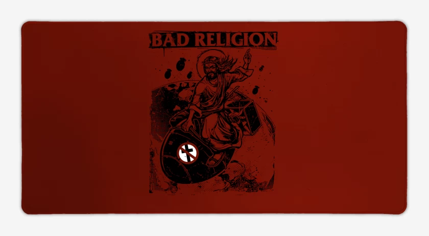 Mouse pad Gamer Bad Religion Atomic Jesus Bomb
