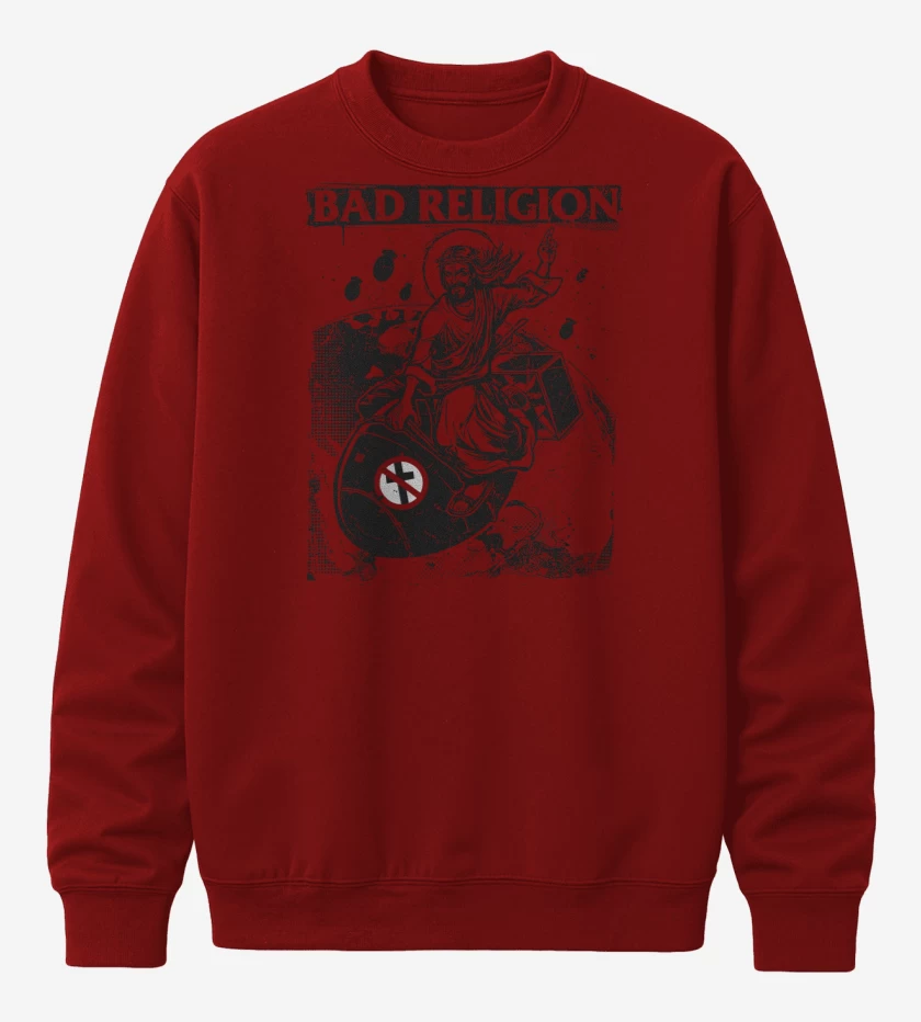Poleron polo Bad Religion Atomic Jesus Bomb