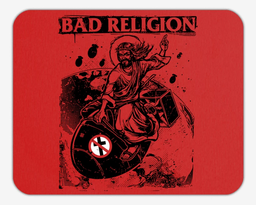 Mousepad Bad Religion Atomic Jesus Bomb