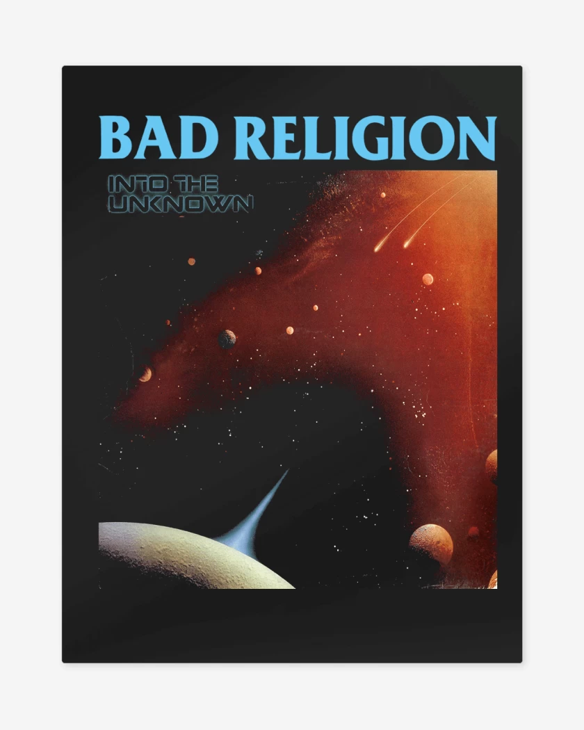 Print metalico Bad Religion Into the Unknown