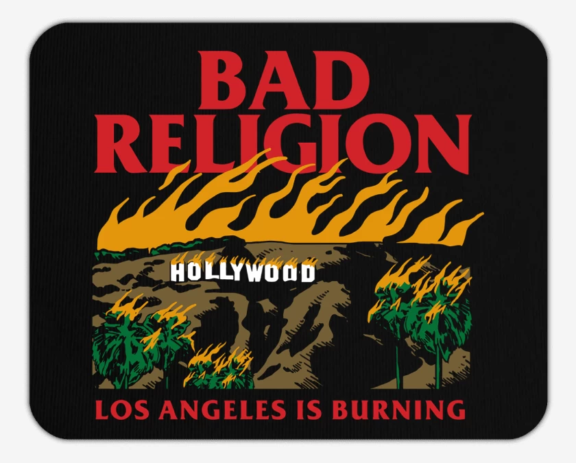 Mousepad Bad Religion Los Angeles is Burning
