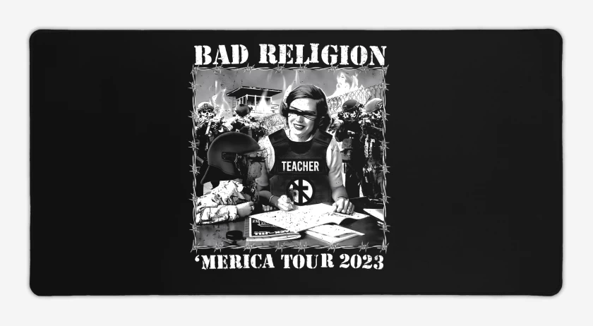 Mouse pad Gamer Bad Religion Merica Tour
