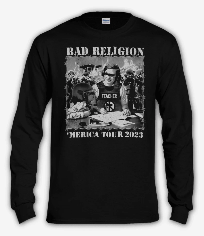 Polera manga larga Bad Religion Merica Tour