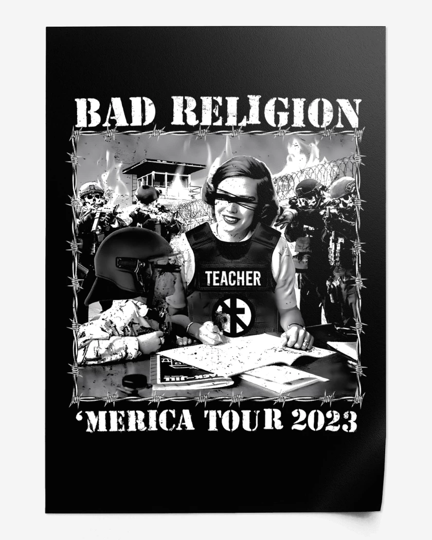Print Bad Religion Merica Tour