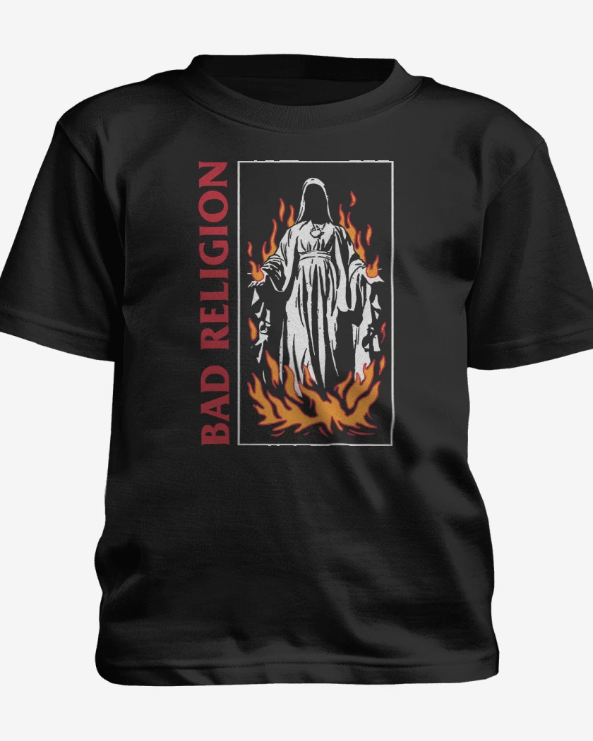 Polera de niño Negro de Bad Religion Virgin