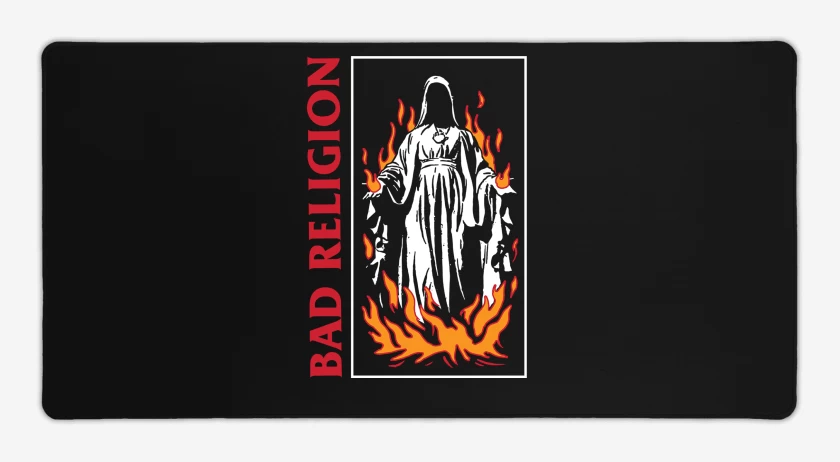 Mouse pad Gamer Negro de Bad Religion Virgin