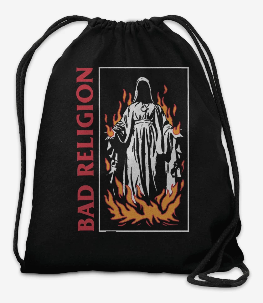 Mochila Negro de Bad Religion Virgin
