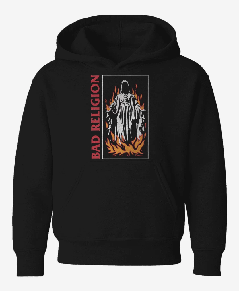 Poleron de niño Negro de Bad Religion Virgin