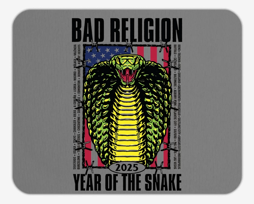 Mousepad Bad Religion Snake 