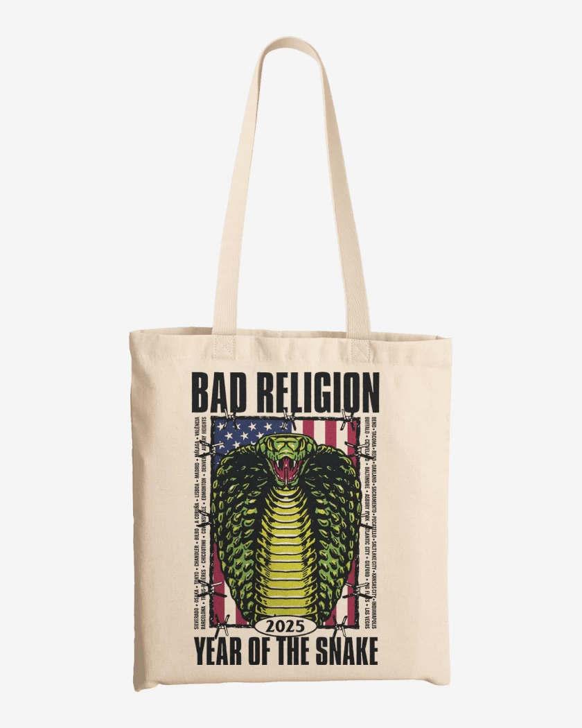 Totebag Bad Religion Snake 