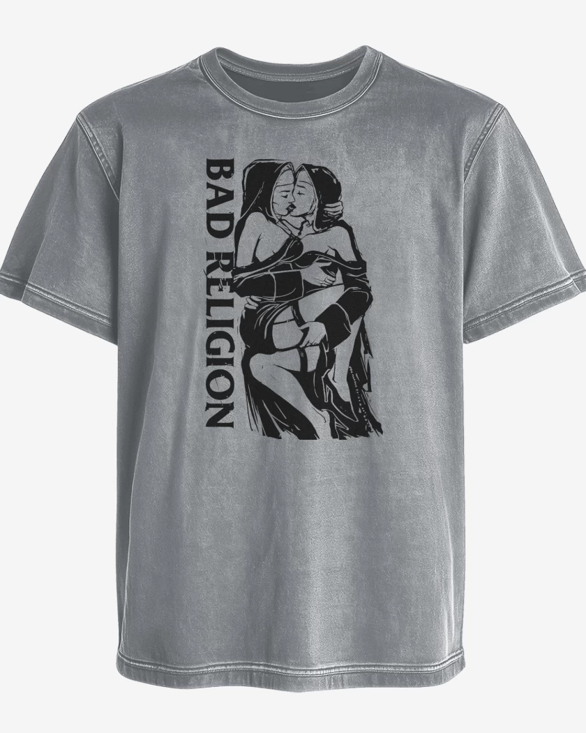 Polera desgastada Bad Religion Naughty Nuns