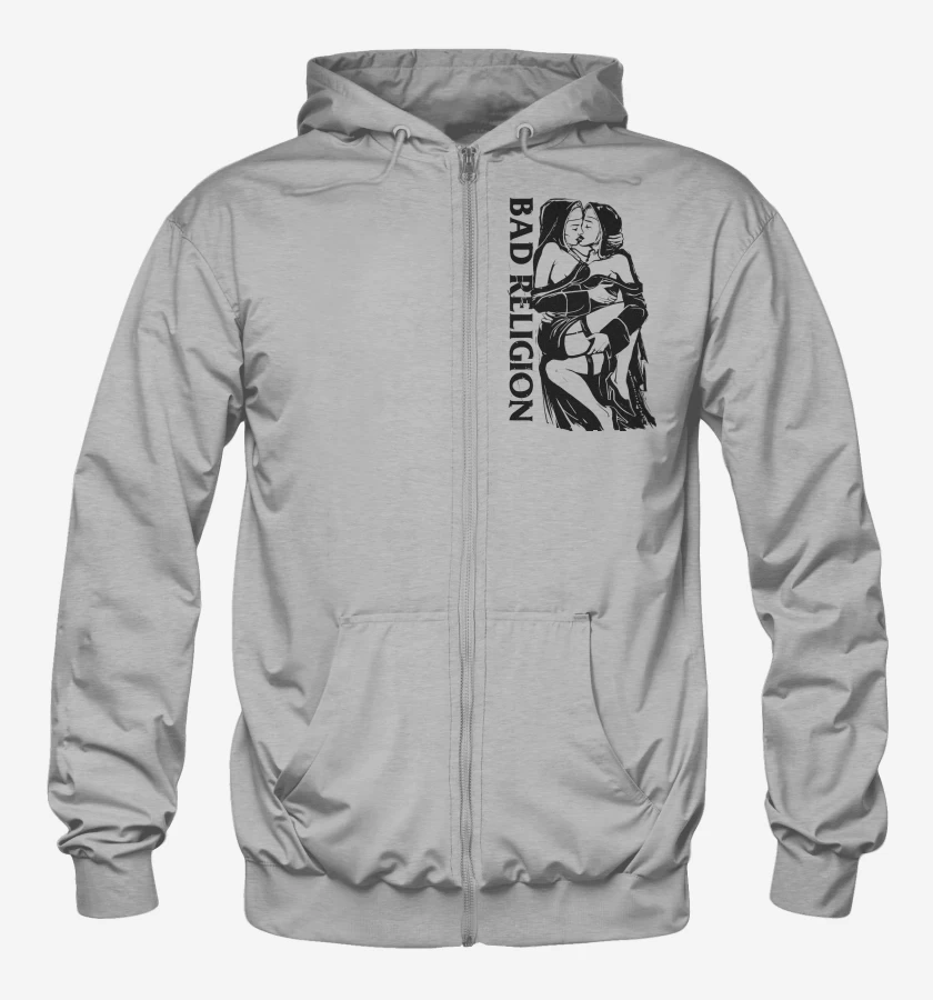 Poleron Canguro con cierre Bad Religion Naughty Nuns