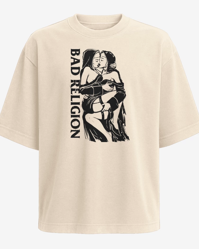 Polera Oversize Bad Religion Naughty Nuns