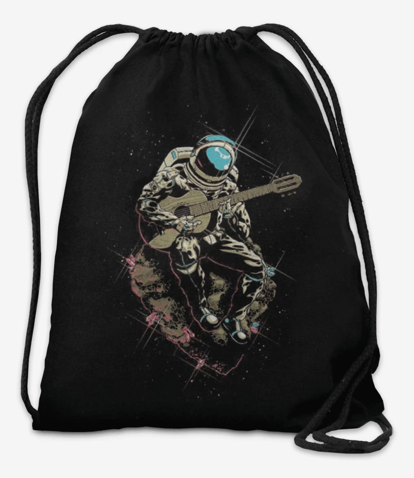 Mochila Negro de Espacio Guitarra