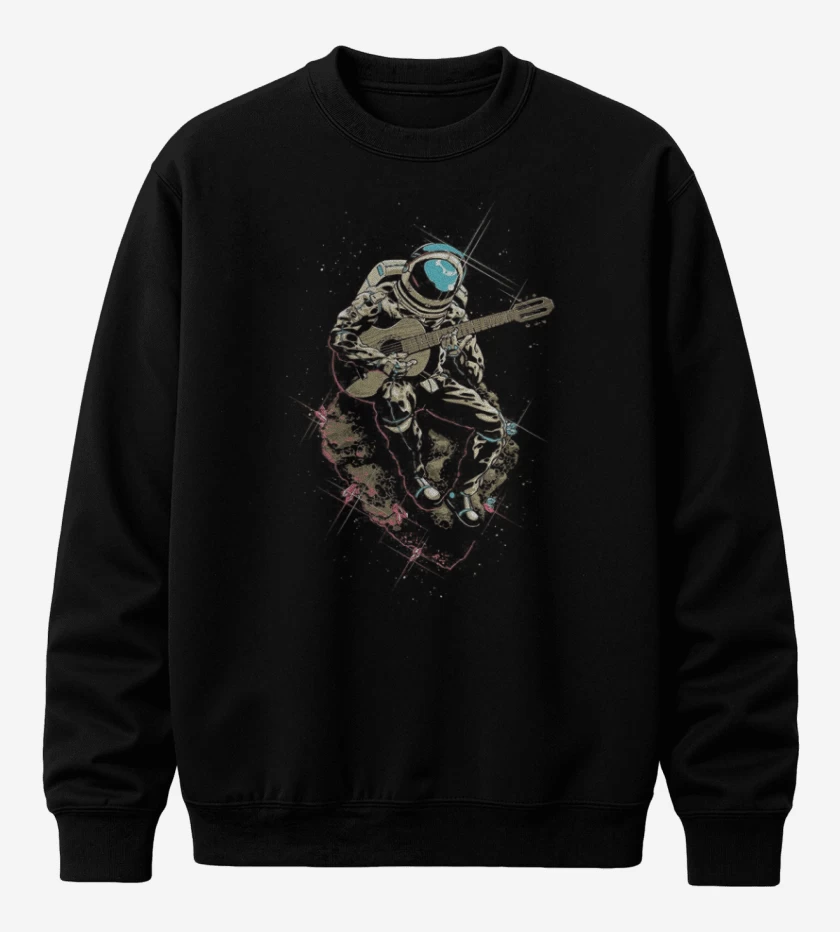 Poleron polo Negro de Espacio Guitarra