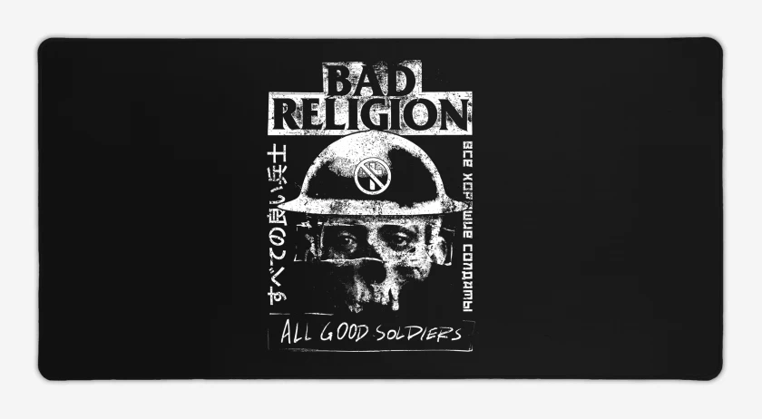Mouse pad Gamer Bad Religion All Good Soldiers