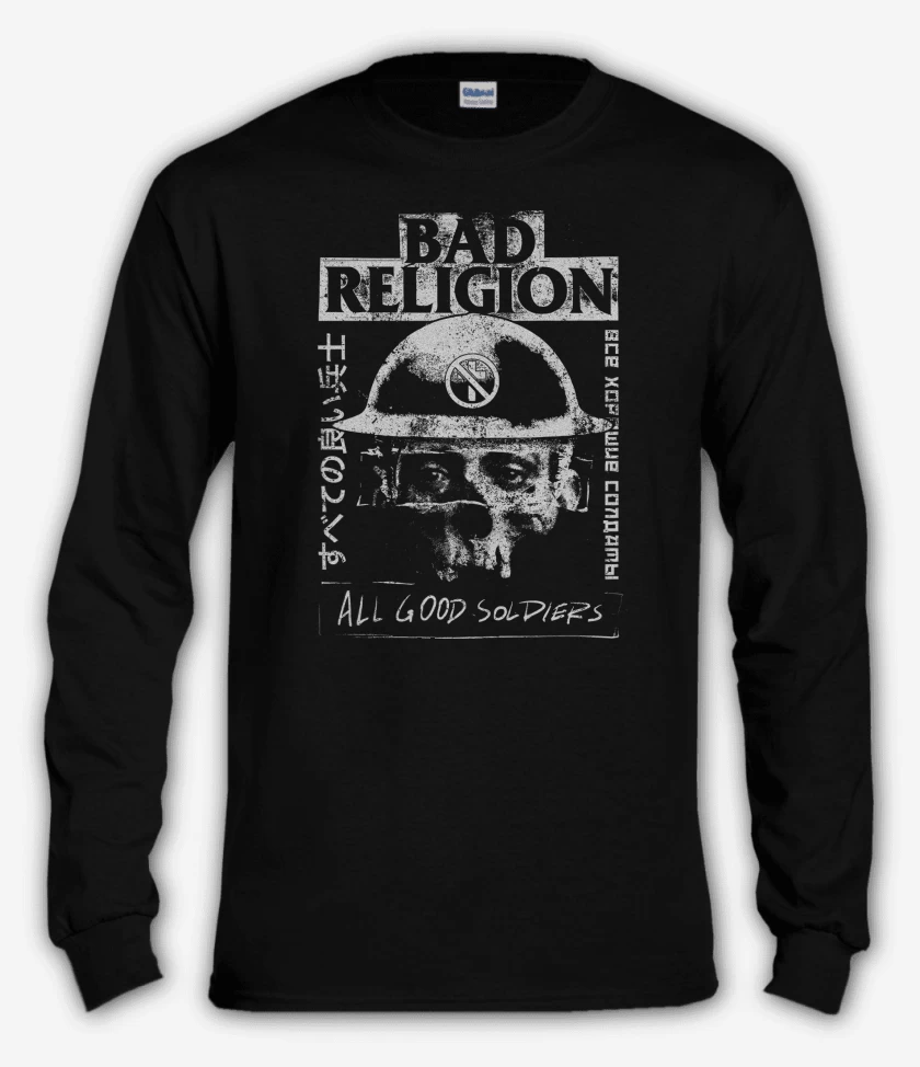 Polera manga larga Bad Religion All Good Soldiers