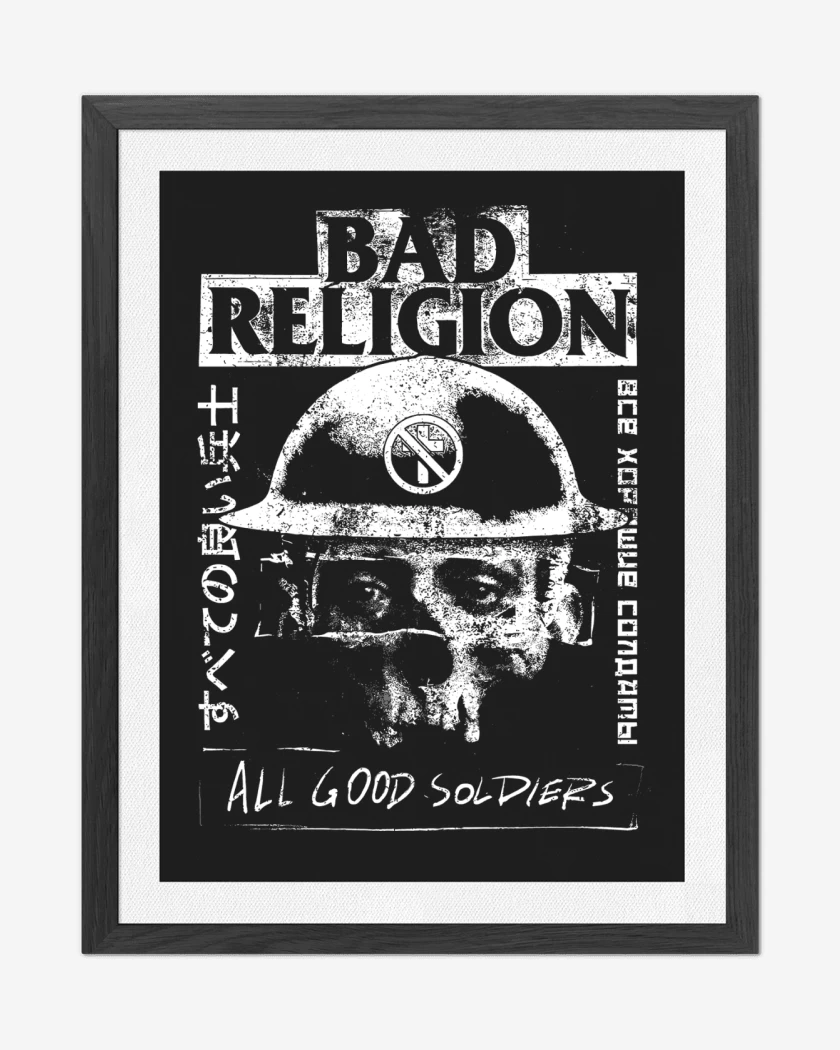 Cuadro decorativo Bad Religion All Good Soldiers