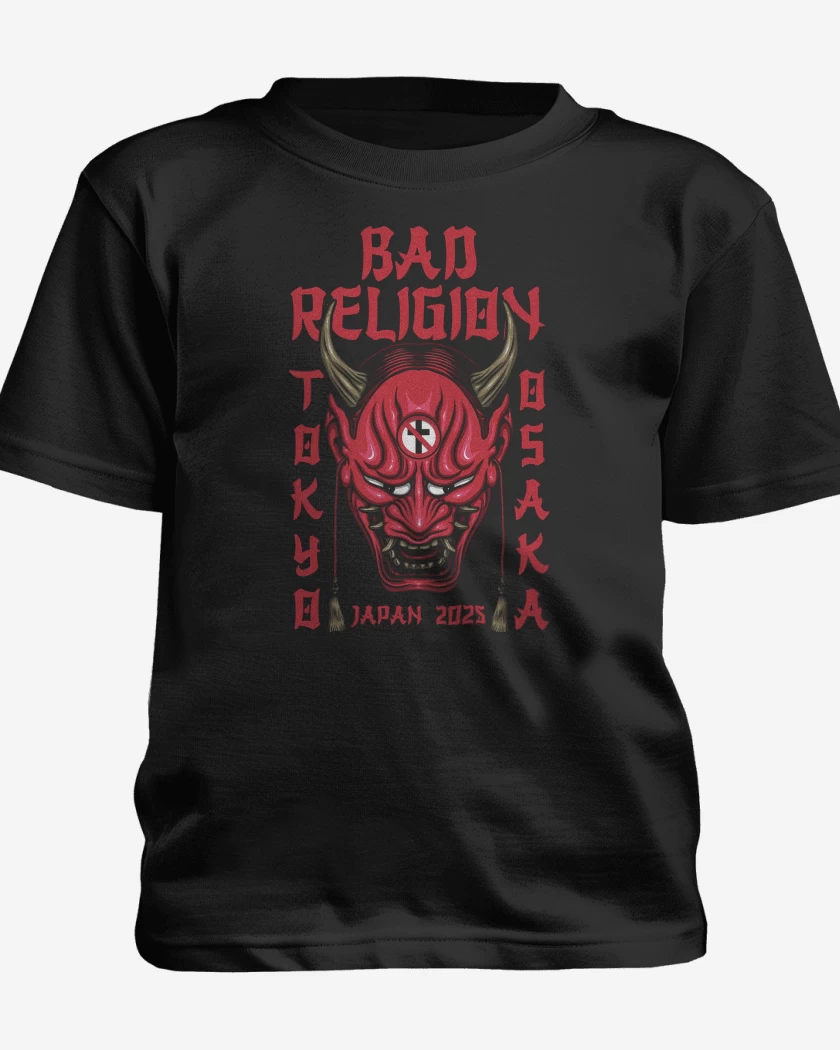 Polera de niño Negro de Bad Religion Japan