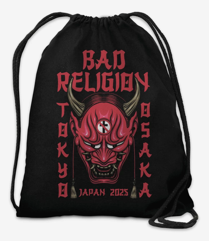 Mochila Negro de Bad Religion Japan
