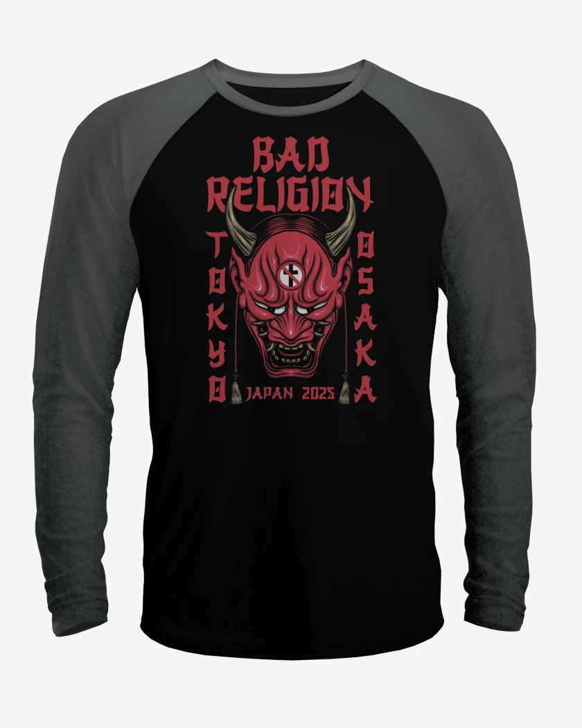 Polera Raglan Bad Religion Japan