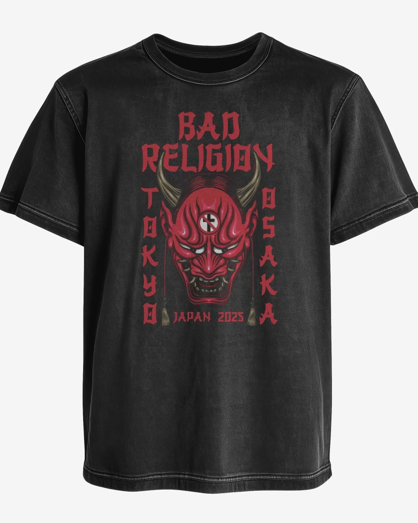Polera desgastada Bad Religion Japan