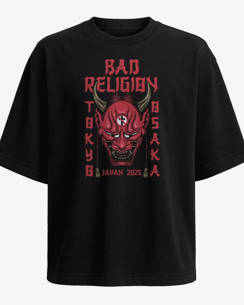 Polera Oversize Bad Religion Japan