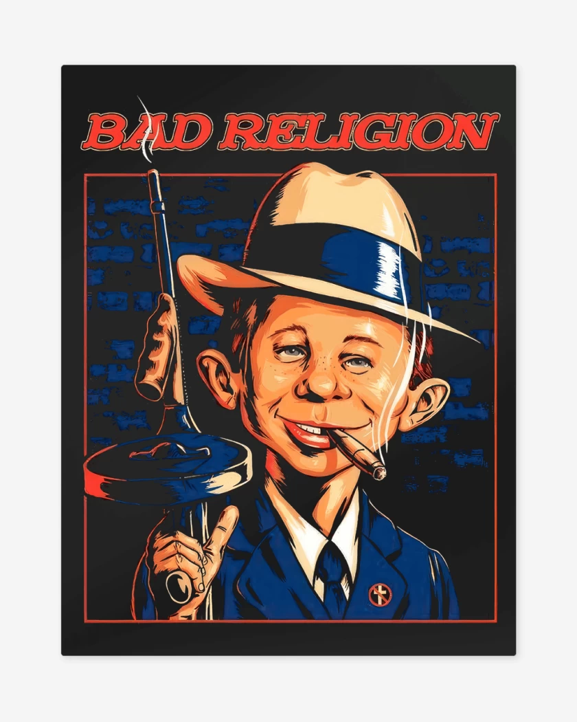 Print metalico Negro de MAD Religion 
