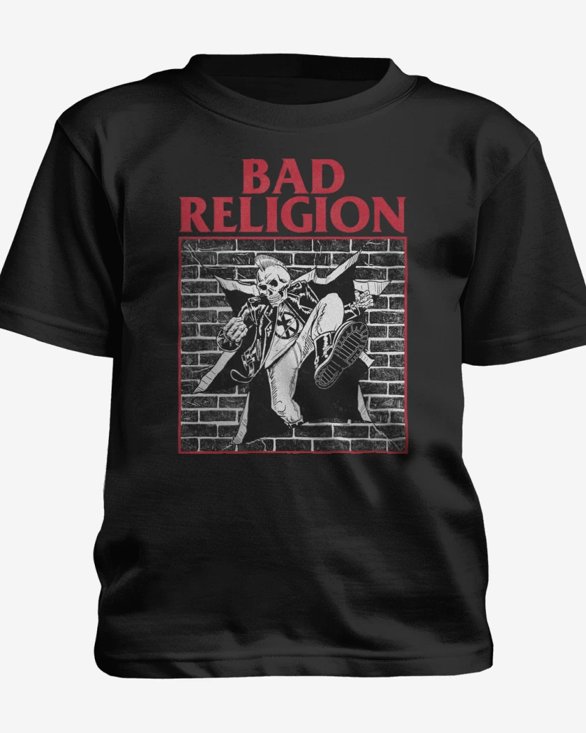 Polera de niño Negro de Bad Religion Break the Wall