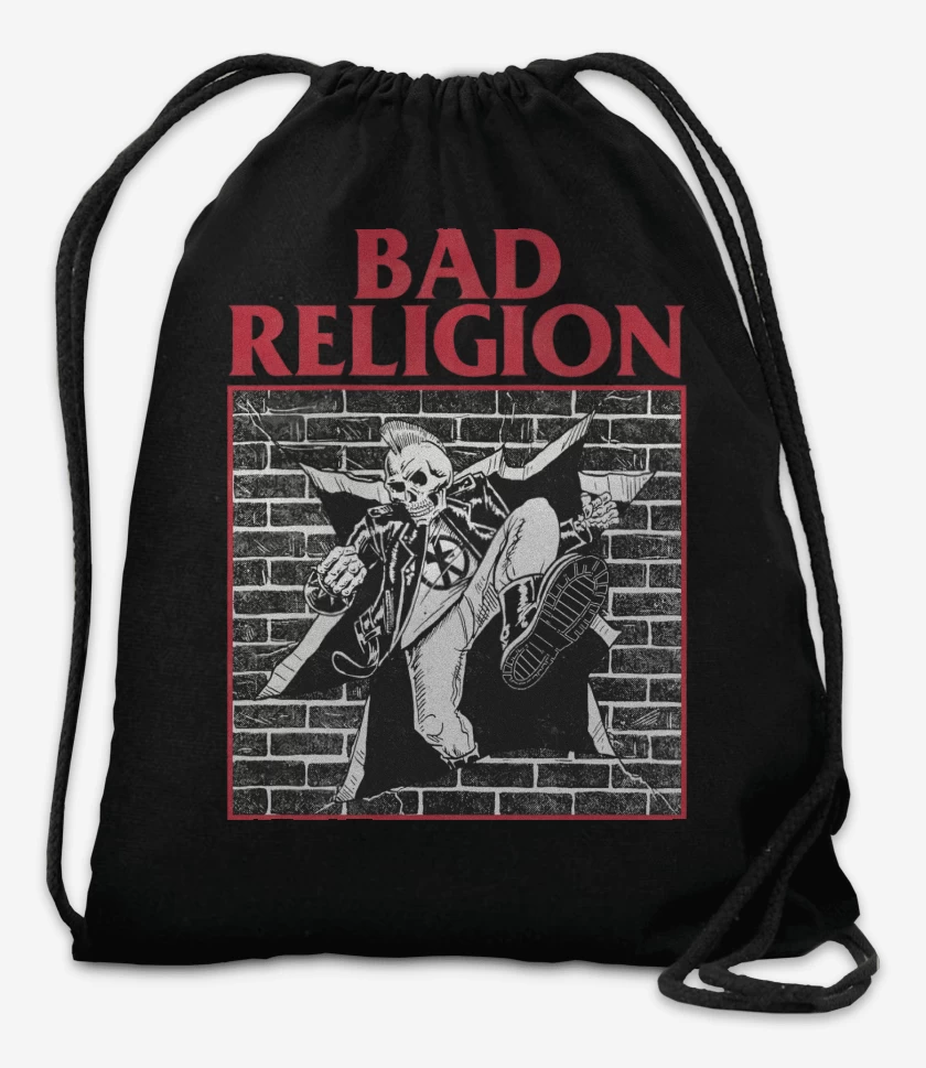 Mochila Negro de Bad Religion Break the Wall
