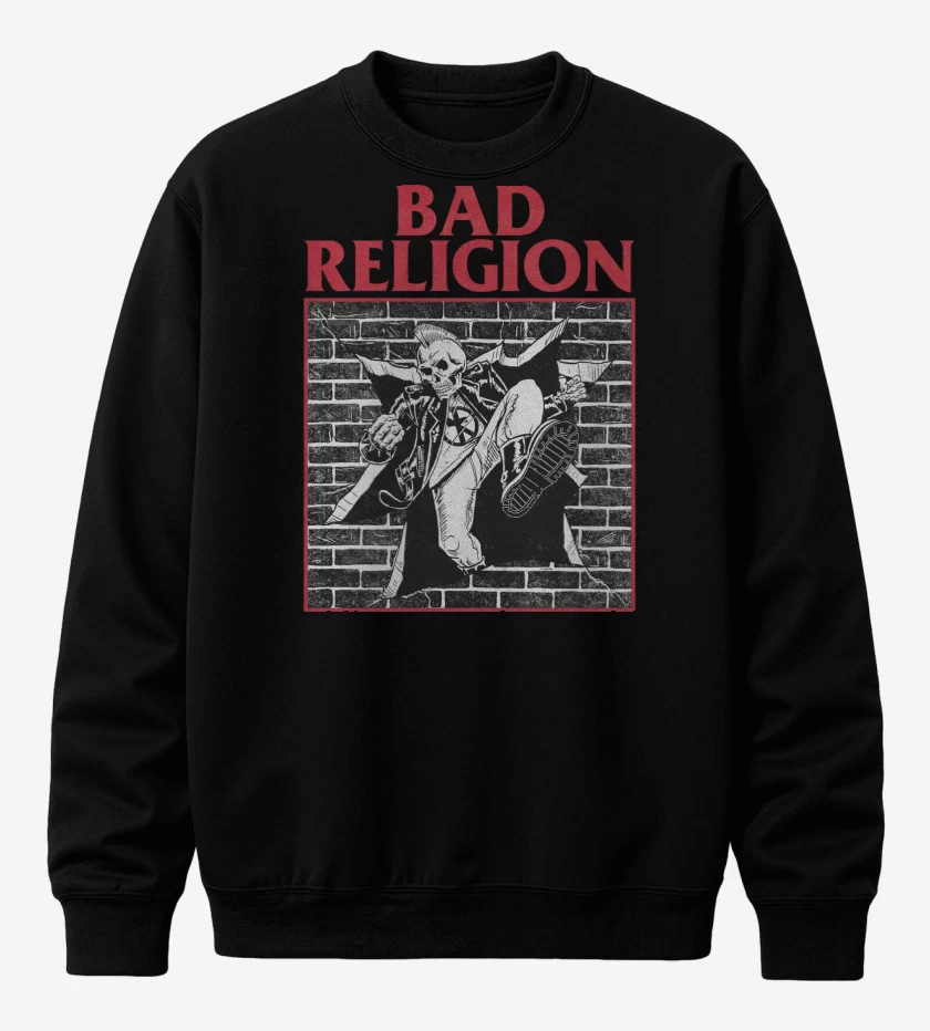 Poleron polo Bad Religion Break the Wall