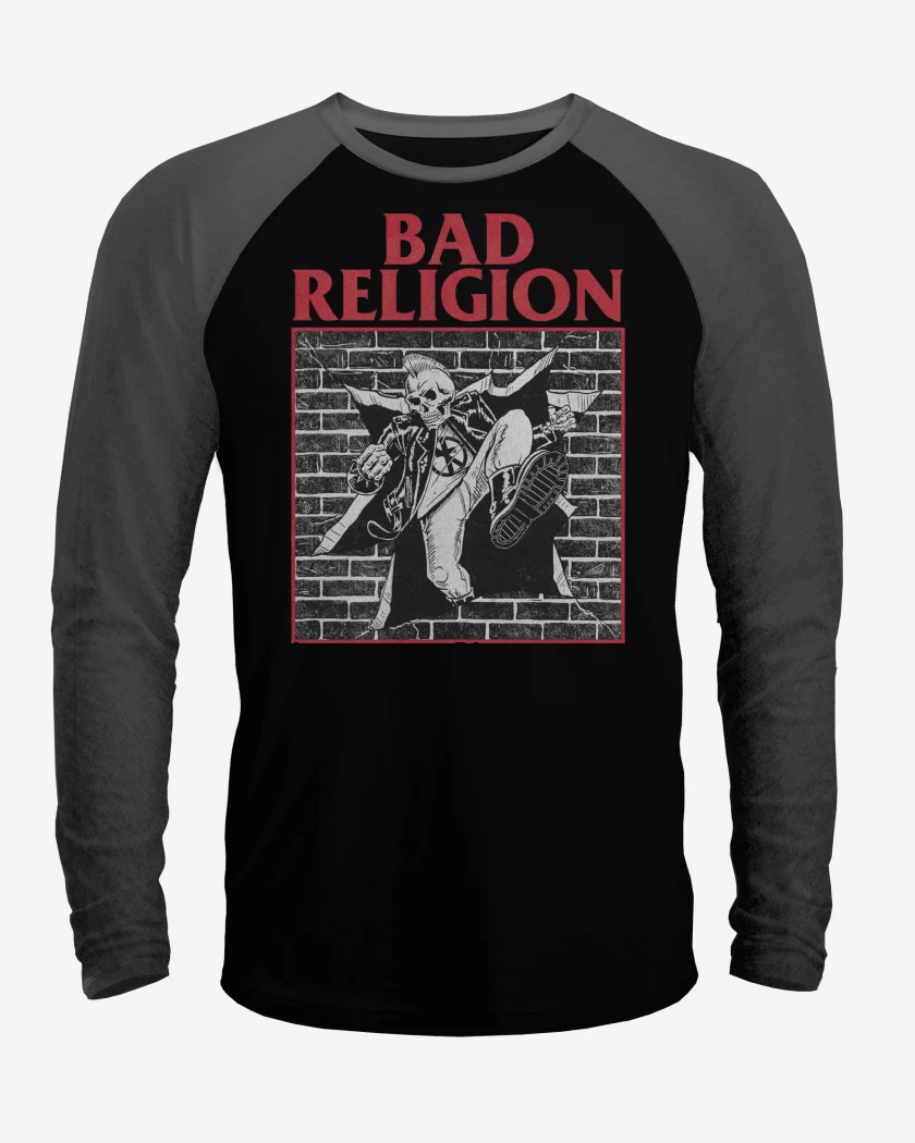Polera Raglan Bad Religion Break the Wall